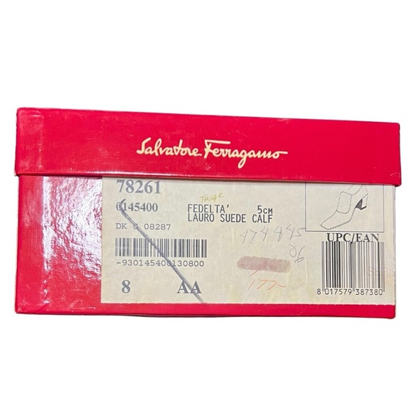 Salvatore Ferragamo Suede Heels (Size 8 AA) - Picture 4 of 9